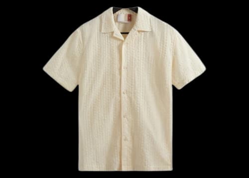 Kith Embroidered Voile Thompson Camp Collar Shirt White
