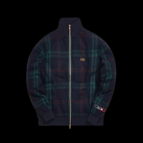 Kith for Bergdorf Goodman Lewis Track Jacket Navy/Green Plaid