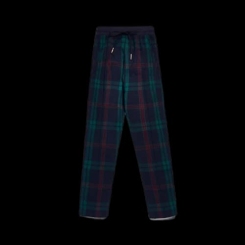 Kith for Bergdorf Goodman Lewis Track Pant Navy/Green Plaid