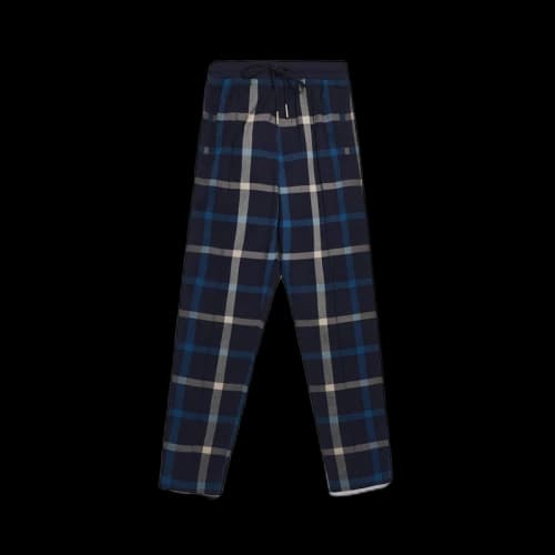 Kith for Bergdorf Goodman Roger Track Pant Navy/Blue Plaid