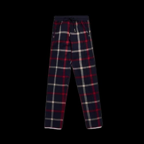 Kith for Bergdorf Goodman Roger Track Pant Navy/Red Plaid