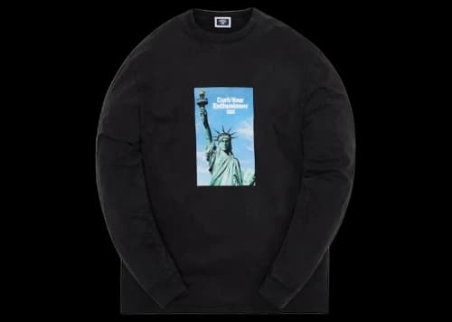 Kith for Curb Your Enthusiasm Liberty Vintage L/S Tee Black