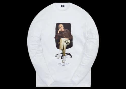 Kith for Curb Your Enthusiasm Mood Vintage L/S Tee White