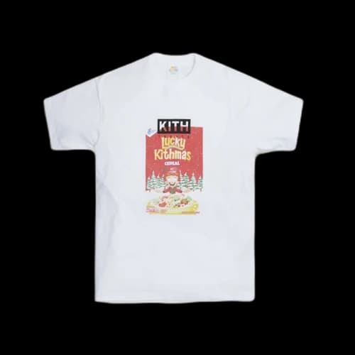 Kith for Lucky Charms Kithmas Cereal Box Vintage Tee White