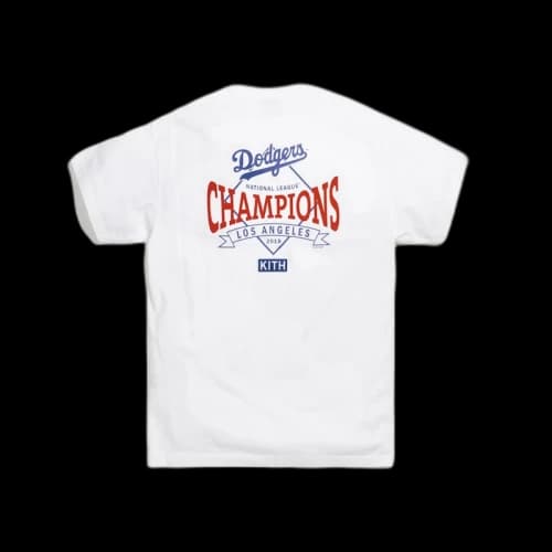 Kith For Major League Baseball Los Angeles Dodgers Homerun Tee White