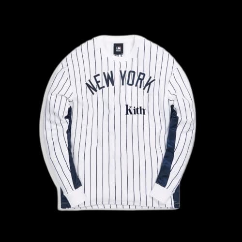 Kith For Major League Baseball New York Yankees L/S Combo Quinn White Pinstripe