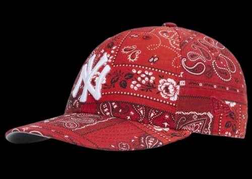 Kith New Era Yankees Deconstructed Bandana Low Profile Cap Pyre