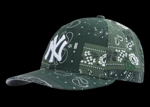 Kith New Era Yankees Deconstructed Bandana Low Profile Cap Stadium