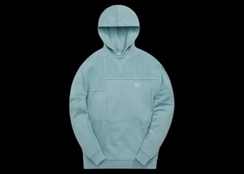 Kith for Russell Athletic Reverse Patchwork Williams II Hoodie Majestic