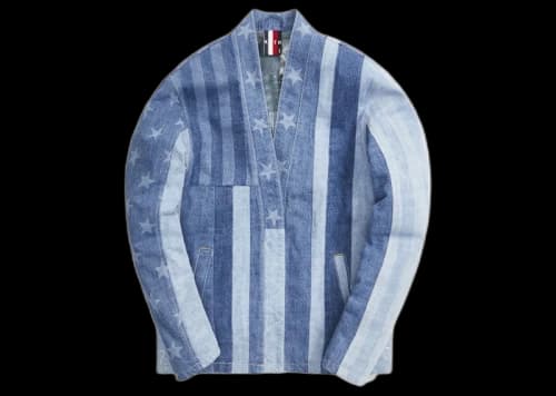 Kith for Team USA Indigo Patchwork Denim Gi Top Indigo