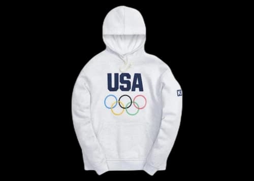 Kith for Team USA Williams III Hoodie Light Heather Grey