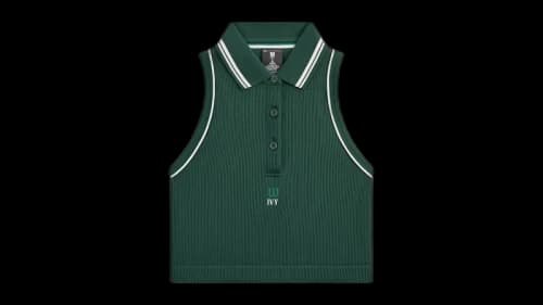Kith Ivy Wilson Women's Topspin Seamless Polo Ivy Green
