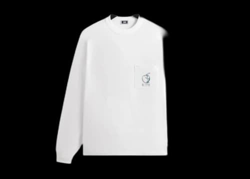 Kith & Kin Universal Apple Long Sleeve Tee White