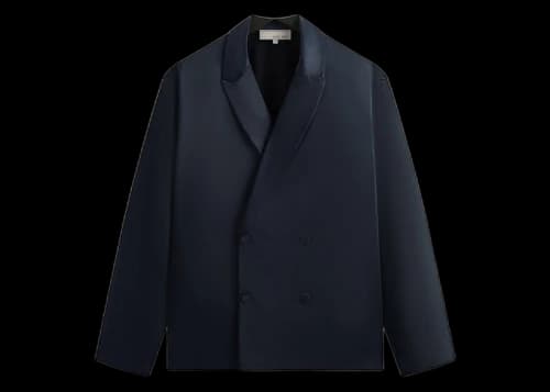 Kith & Kin Vintage Satin Odin Blazer Nocturnal