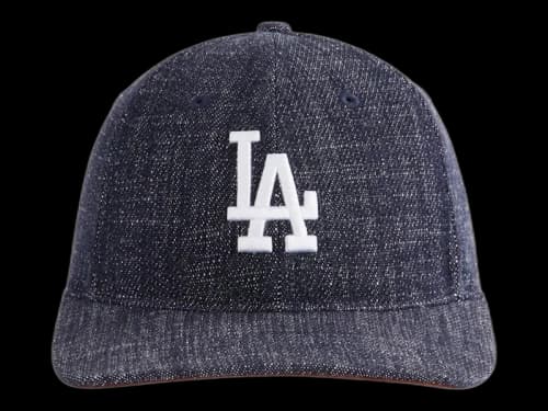 Kith & Kin x 47 Brand Los Angeles Dodgers Wool Denim Franchise LS Cap Blue Navy
