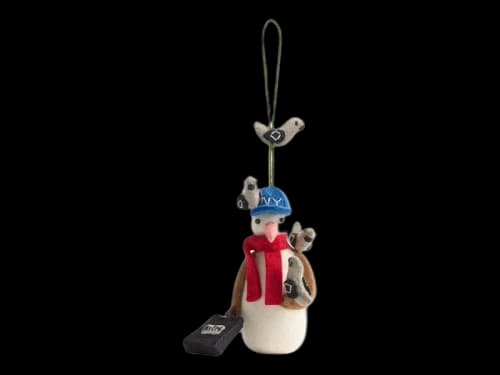 Kith Kithmas Craftspring Snowman Ornament Multicolor