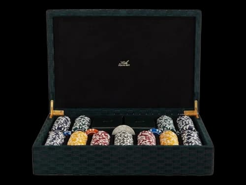 Kith Kithmas Monogram Debossed Suede Poker Set Stadium