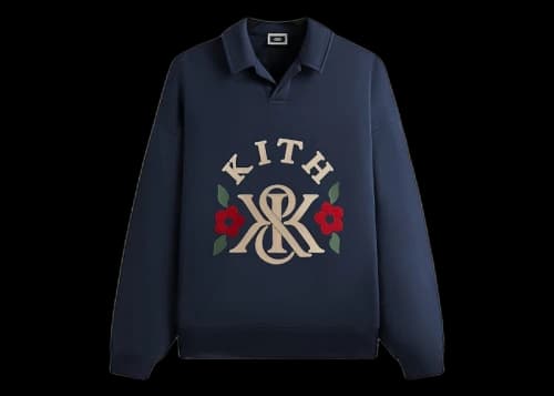 Kith K&K Applique Nelson Collared Rugby Nocturnal