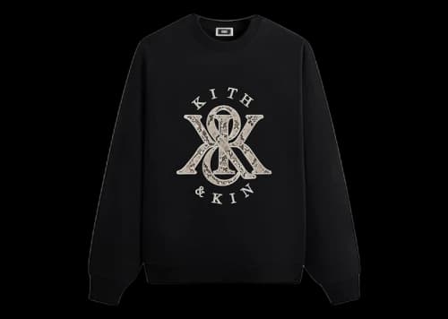 Kith K&K Python Nelson Crewneck Black