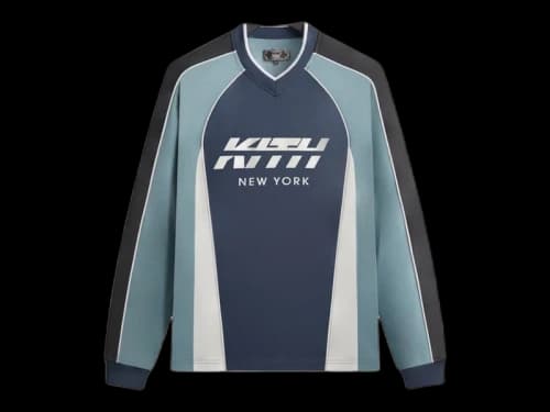 Kith Malik Long Sleeve Mesh Jersey (SS26) Nocturnal