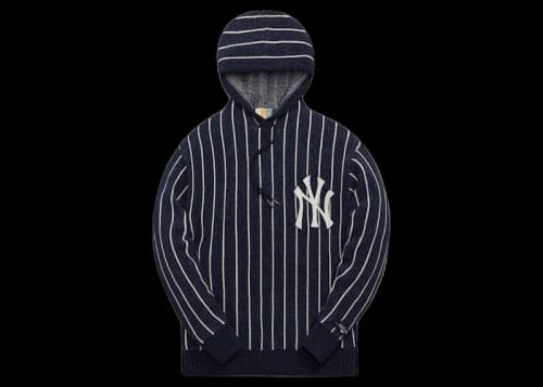 Kith MLB for New York Yankees Hayes Chenille Hoodie Nocturnal