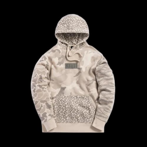 Kith Multi-Camo Williams Hoodie Off Beige Camo
