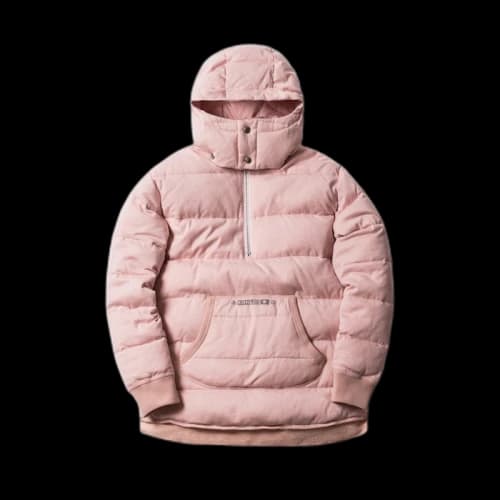 Kith Nakameguro Quarter Zip Pullover Heather Pink