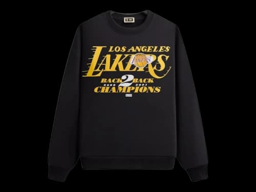 Kith NBA All-Star Los Angeles Lakers Nelson Crewneck Black