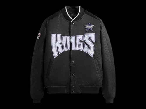 Kith NBA All-Star Sacramento Kings Bomber Jacket Black