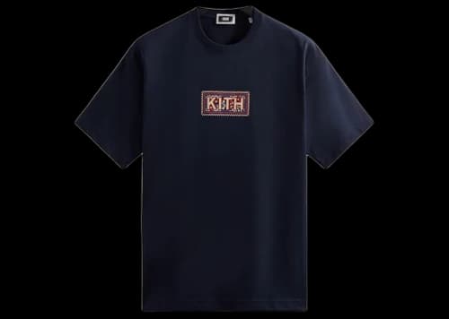 Kith Needlepoint Classic Logo Tee Nocturnal