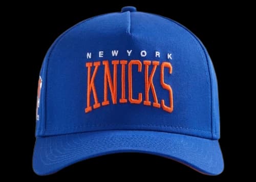 Kith New Era The New York Knicks Cotton 9Forty A-Frame Snapback Royal