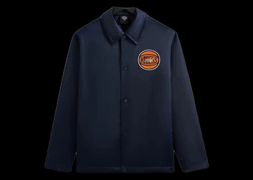 Kith New York Knicks Snap Front Coaches Jacket Nocturnal