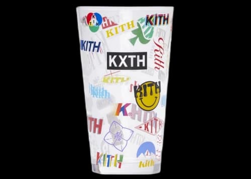 Kith Novelty Logo Glass Black