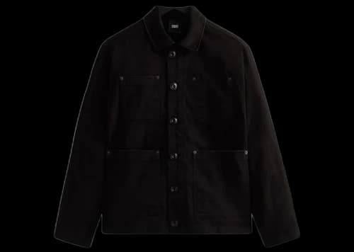 Kith Overdyed Canvas Willoughby Chore Jacket (FW22) Black