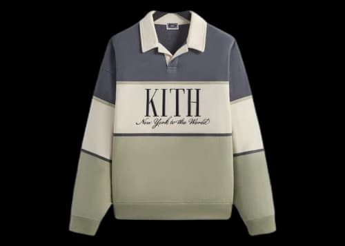 Kith Panelled Nelson Collared Pullover Asteroid