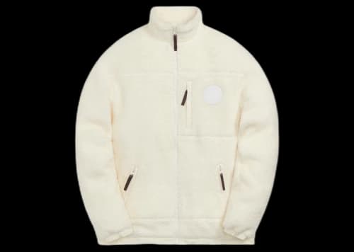 Kith Pinehurst Bonded Sherpa Full Zip Sandrift