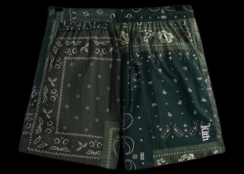 Kith Printed Active Deconstructed Bandana Swim Short Stadium