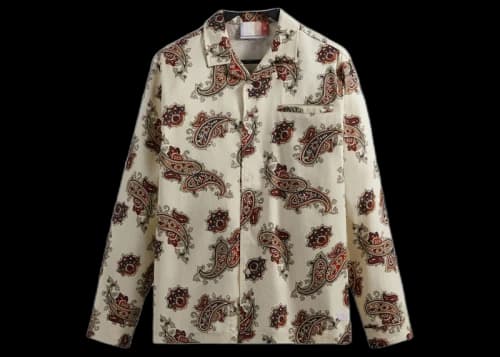 Kith Printed L/S Thompson Camp Collar Shirt Shirt Silk Paisley