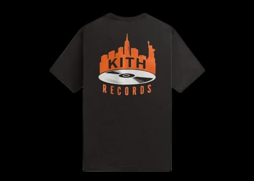 Kith Records Vintage Tee (SS25) Black