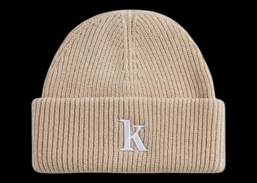 Kith Serif K Cotton Beanie Canvas