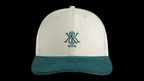 Kith Two-Tone Suede Brim Aaron Classic Cap Sandrift