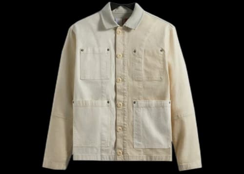 Kith Washed Canvas Willoughby Chore Jacket Sandrift