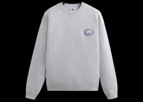 Kith Wilson Crest Crewneck Light Heather Grey
