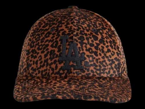 Kith x 47 Brand Los Angeles Dodgers Pony Hair Cheetah Franchise LS Cap Sanctuary