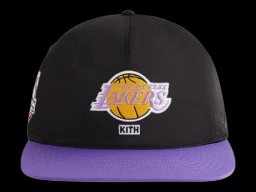 Kith x 47 Brand NBA All-Star Los Angeles Lakers SL Hitch Snapback Black