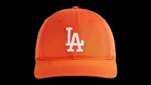 Kith x 47 Brand x MLB Los Angeles Dodgers Washed Franchise LS Cap Clementine