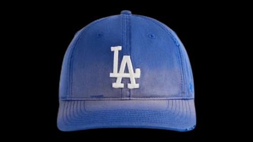 Kith x 47 Brand x MLB Los Angeles Dodgers Washed Franchise LS Cap Royal