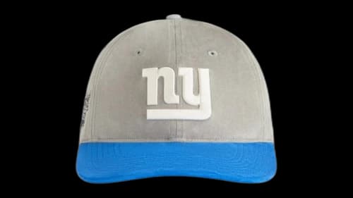 Kith x 47 Brand x NFL New York Giants Microsuede Two-Tone Franchise LS Cap Concrete