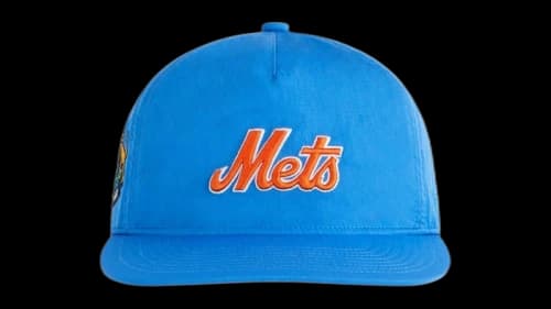Kith X '47 For The New York Mets Wrinkle Nylon Hitch Snapback Royal