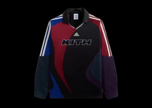 Kith x adidas Football Long Sleeve Soccer Jersey Multi
